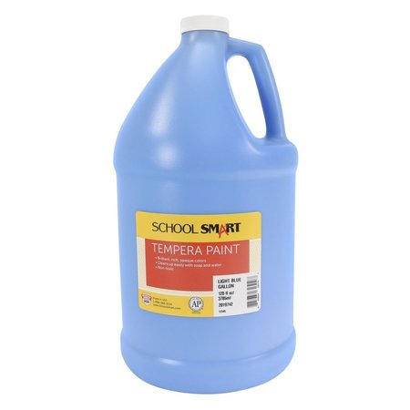 SCHOOL SMART PAINT TEMPERA  LIGHT BLUE GALLON SS204-732